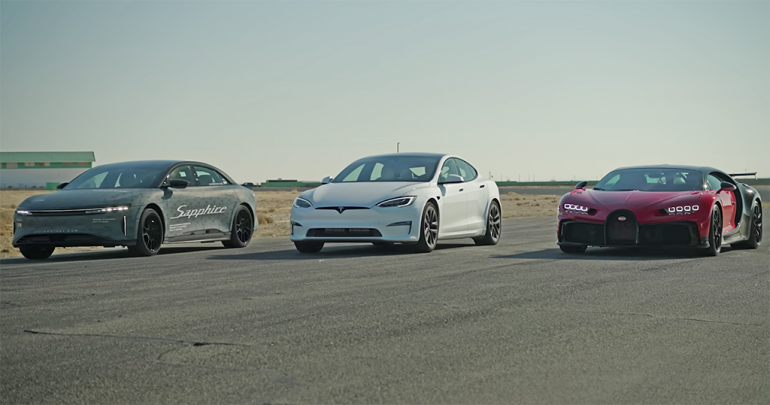 Lucid Air Sapphire Dethrones Tesla Model S Plaid To Become World’s Quickest Car