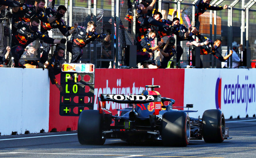 Red Bull’s Sergio Perez drives to victory at 2021 Formula One Azerbaijan Grand Prix